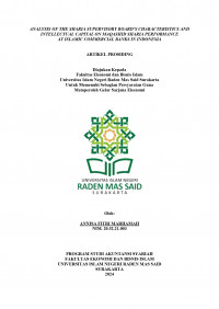 Image of Analysis of The Sharia Supervisory Board’s Characteristics and  Intellectual Capital on Maqashid Sharia Performance at Islamic Commercial Banks in Indonesia