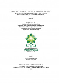 Image of Pengaruh tata kelola dewan dan atribut komite audit terhadap sustainability report: studi empiris perusahaan non-keuangan di Indonesia