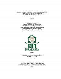 Image of Model Bisnis Financial Technologgy Berbasis Peer To Peer Lending Syariah (Studi Pada Pt. Alami Fintek Sharia)