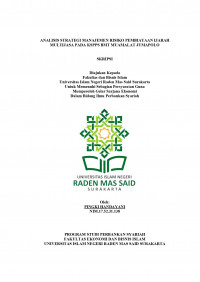 Image of Analisis Strategi Manajemen Risiko Pembiayaan Ijarah Multijasa Pada Kspps Bmt Muamalat Jumapolo