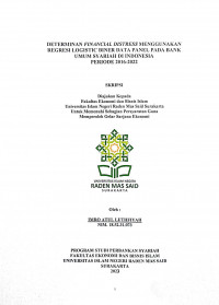 Image of DETERMINAN FINANCIAL DISTRESS MENGGUNAKAN
REGRESI LOGISTIC BINER DATA PANEL PADA BANK
UMUM SYARIAH DI INDONESIA
PERIODE 2016-2022