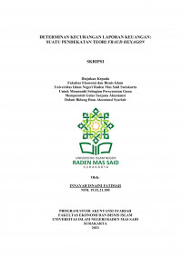 Image of Determinan Kecurangan Laporan Keuangan: Suatu Pendekatan Teori Fraud Hexagon