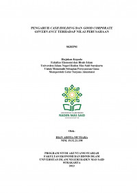 Image of PENGARUH CASH HOLDING DAN GOOD CORPORATE GOVERNANCE TERHADAP NILAI PERUSAHAAN