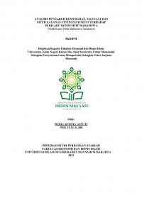 Image of ANALISIS PENGARUH KEMUDAHAN, MANFAAT DAN  FITUR LAYANAN FINTECH PAYMENT TERHADAP  PERILAKU KONSUMTIF MAHASISWA (Studi Kasus Pada Mahasiswa Surakarta)