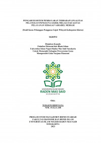 Image of PENGARUH SISTEM PEMBAYARAN TERHADAP LOYALITAS PELANGGAN PENGGUNA GOJEK MELALUI KUALITAS PELAYANAN SEBAGAI VARIABEL MEDIASI (STUDI KASUS PELANGGAN PENGGUNA GOJEK WILAYAH KABUPATEN KLATEN)