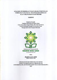 Image of ANALISIS PENERIMAAN MASYARAKAT BOYOLALI TERHADAP FINANCIAL TECHNOLOGY SEBAGAI          ALAT TRANSAKSI ELEKTRONIK
