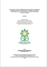 Image of Pengaruh Content Marketing, Brand Trust, dan Persepsi Kemudahan Donasi terhadap Niat Donasi Digital Fundraising via Whatsapp Blast pada Anggota KSPPS BMT Amanah Ummah