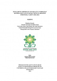 Image of Pengaruh Corporate Governance terhadap Kinerja Keuangan Bank Umum Syariah Di Indonesia Tahun 2018-2022