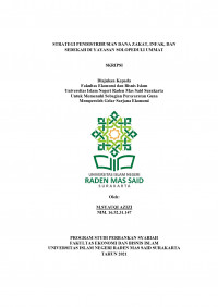 Image of Strategi Pendistribusian Dana Zakat, Infak, Dan Sedekah Di Yayasan Solopeduli Ummat