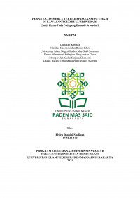 Image of Peran Ecommerce Terhadap Daya Saing Umkm Di Kawasan Toko Buku Sriwedari (Studi Kasus Pada Pedagang Buku Di Sriwedari)