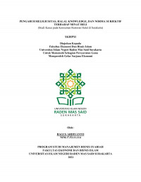 Image of Pengaruh Religiusitas, Halal Knowledege, Dan Norma Subjektif Terhadap Minat Beli