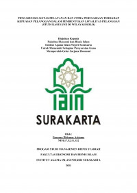 Image of Pengaruh Kualitas Pelayanan Dan Citra Perusahaan Terhadap Kepuasan Pelanggan Dalam Pembentukan  Pelanggan (Studi Kasus Jne Di Wilayah Solo)
