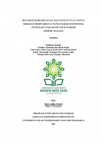 Image of Pengaruh Rasio Keuangan Dan Intellectual Capital Terhadap Profitabilitas Bank Syariah Di Indonesia (Studi Kasus Pada Bank Umum Syariah Periode 2014-2019)