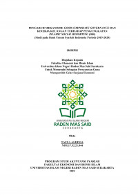 Image of Pengaruh Mekanisme Good Corporate Governance Dan Kinerja Keuangan Terhadap Pengungkapan Islamic Social Reporting (Isr) (Studi Pada Bank Umum Syariah Indonesia Periode 2015-2020)