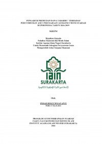 Image of Pengaruh Premi Dan Dana Tabarru' Terhadap Pertumbuhan Aset Perusahaan Asuransi Umum Syariah Di Indonesia Tahun 2016-2019