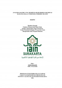 Image of Analisis Faktor Yang Mempengaruhi Risiko Likuiditas Bank Muamalat Indonesia Periode 2012-2019