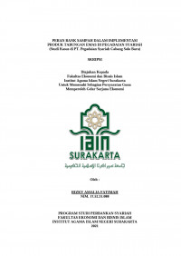 Image of Peran Bank Sampah Dalam Implementasi Produk Tabungan Emas Di Pegadaian Syariah (Studi Kasus Di Pt Pegadaian Syariah Cabang Solo Baru)