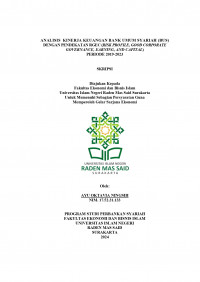 Image of ANALISIS  KINERJA KEUANGAN BANK UMUM SYARIAH (BUS) DENGAN PENDEKATAN RGEC (RISK PROFILE, GOOD CORPORATE GOVERNANCE, EARNING AND CAPITAL) PERIODE 2019-2023