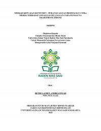 Image of MEDIASI KEPUASAN KONSUMEN : PERAN KUALITAS PRODUK DAN CITRA MEREK TERHADAP LOYALITAS PELANGGAN PADA PENGGUNA SMARTPHONE IPHONE