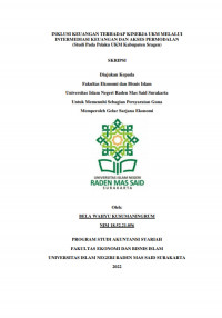 Image of INKLUSI KEUANGAN TERHADAP KINERJA UKM MELALUI INTERMEDIASI KEUANGAN DAN AKSES PERMODALAN (Studi Pada Pelaku UKM Kabupaten Sragen)