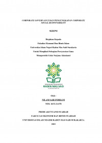Image of CORPORATE GOVERNANCE DAN PENGUNGKAPAN CORPORATE SOCIAL RESPONSIBILITY