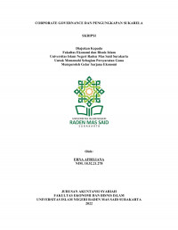 Image of CORPORATE GOVERNANCE DAN PENGUNGKAPAN SUKARELA