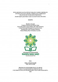 Image of PENGARUH KUALITAS PENGUNGKAPAN GOOD CORPORATE GOVERNANCE DAN SHARIA COMPLIANCE TERHADAP FRAUD BANK SYARIAH DI INDONESIA