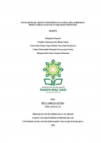 Image of PENGARUH ISLAMICITY PERFORMANCE INDEX (IPI) TERHADAP PROFITABILITAS BANK SYARIAH DI INDONESIA