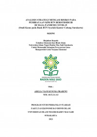 Image of ANALISIS STRATEGI MITIGASI RISIKO PADA PEMBIAYAAN KPR BTN BERSUBSIDI IB DI MASA PANDEMI COVID-19 (Studi Kasus pada Bank BTN Syariah Kantor Cabang Surakarta)