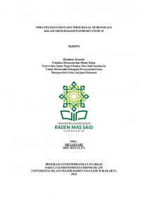 Image of STRATEGI DAN INOVASI KEUANGAN UMKM HALAL DI BOYOLALI   DALAM MENGHADAPI PANDEMI COVID-19