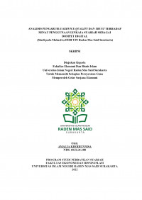 Image of ANALISIS PENGARUH E-SERVICE QUALITY DAN TRUST TERHADAP MINAT PENGGUNAAN LINKAJA SYARIAH SEBAGAI DOMPET DIGITAL (Studi pada Mahasiwa FEBI UIN Raden Mas Said Surakarta)