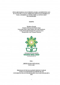 Image of PENGARUH KERAGAMAN PRODUK, HARGA KOMPETITIF, DAN KUALITAS PELAYANAN TERHADAP KEPUTUSAN PEMBELIAN PADA ANGKRINGAN TENDA BIRU & COFFEE SHOP DI SUKOHARJO