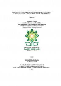 Image of PENGARUH PENGUNGKAPAN ENTERPRISE RISK MANAGEMENT DAN INTELLECTUAL CAPITAL TERHADAP NILAI PERUSAHAAN