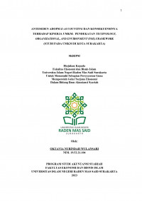 Image of ANTESEDEN ADOPSI E-ACCOUNTING DAN KONSEKUENSINYA 
TERHADAP KINERJA UMKM: PENDEKATAN TECHNOLOGY, 
ORGANIZATIONAL, AND ENVIRONMENT (TOE) FRAMEWORK 
(STUDI PADA UMKM DI KOTA SURAKARTA)