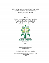 Image of Pengaruh Literasi Keuangan Dan Faktor Psikologi Terhadap Keputusan Investasi Pasar Modal