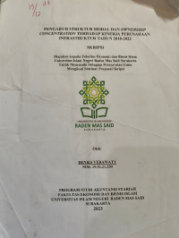 Image of Pengaruh Struktur Modal dan Ownership Concentration Terhadap Kinerja Perusahaan Infrastruktur Tahun 2018-2022