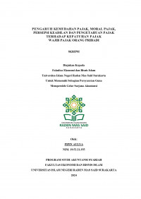 Image of Pengaruh Kemudahan Pajak, Moral Pajak, Persepsi Keadilan, dan Pengetahuan Pajak Terhadap Kepatuhan Pajak Wajib Pajak Orang Pribadi
