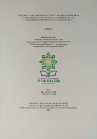 Image of PENGARUH INKLUSI KEUANGAN DAN GAYA HIDUP TERHADAP MINAT PENGGUNAAN FINANCIAL TECHNOLOGY PADA MAHASISWA UIN RADEN MAS SAID SURAKARTA