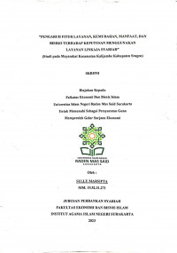 Image of PENGARUH FITUR LAYANAN, KEMUDAHAN, MANFAAT, DAN RISIKO TERHADAP KEPUTUSAN MENGGUNAKAN LAYANAN LINKAJA SYARIAH (STUDI PADA MASYARAKAT KECAMATAN KALIJAMBE KABUPATEN SRAGEN)