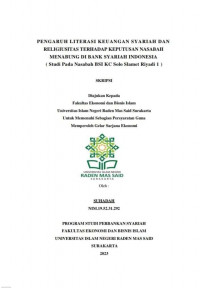 Image of Pengaruh Literasi Keuangan Syariah dan Religiulitas Terhadap Keputusan Nasabah Menabung di Bank Syariah Indonesia (Studi Pada Nasabah BSI KC Solo Slamet Riyadi 1)