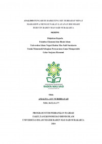 Image of ANALISIS MANFAAT, KEMUDAHAN, KEAMANAN DAN KEPERCAYAAN TERHADAP KEPUASAN PENGGUNA MOBILE BANKING (BIMA MOBILE SYARIAH) (Studi Pada Mahasiswa Fakultas Ekonomi dan Bisnis Islam Universitas Islam Negeri Raden Mas Said Surakarta)