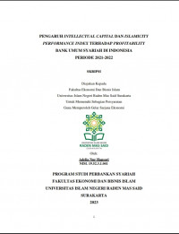 Image of PENGARUH INTELLECTUAL CAPITAL DAN ISLAMICITY PERFORMANCE INDEX TERHADAP PROFITABILITY
BANK UMUM SYARIAH DI INDONESIA
PERIODE 2021-2022