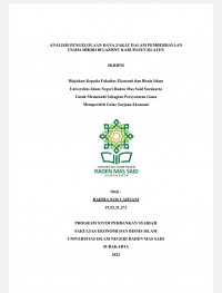 Image of ANALISIS PENGELOLAAN DANA ZAKAT DALAM PEMBERDAYAAN  USAHA MIKRO DI LAZISNU KABUPATEN KLATEN