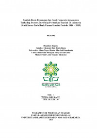 Image of Analisis Rasio Keuangan dan Good Corporate Governance Terhadap Income Smoothing Perbankan Syariah Di Indonesia (Studi Kasus Pada Bank Umum Syariah Periode 2014   2019)