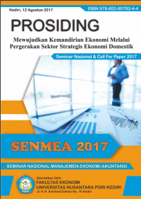 Image of Prosiding Mewujudkan Kemandirian Ekonomi Melalui Pergerakkan Sektor Strategis Ekonomi Domestik