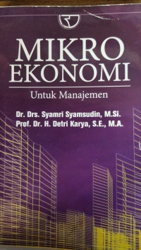 Image of Mikroekonomi untuk Manajemen