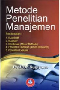 Image of Metode Penelitian Manajemen