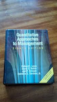 Image of Quantitative Approaches to Management