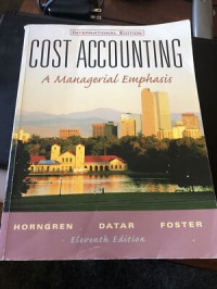 Image of Cost Accounting a Managerial Emphasis
