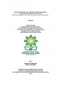 Image of Analisis Faktor Yang Memengaruhi Mahasiswa Menggunakan Fintech E-Wallet (Studi Kasus Mahasiswa Uns, Ums, Iain Surakarta, Dan Stie Surakarta)